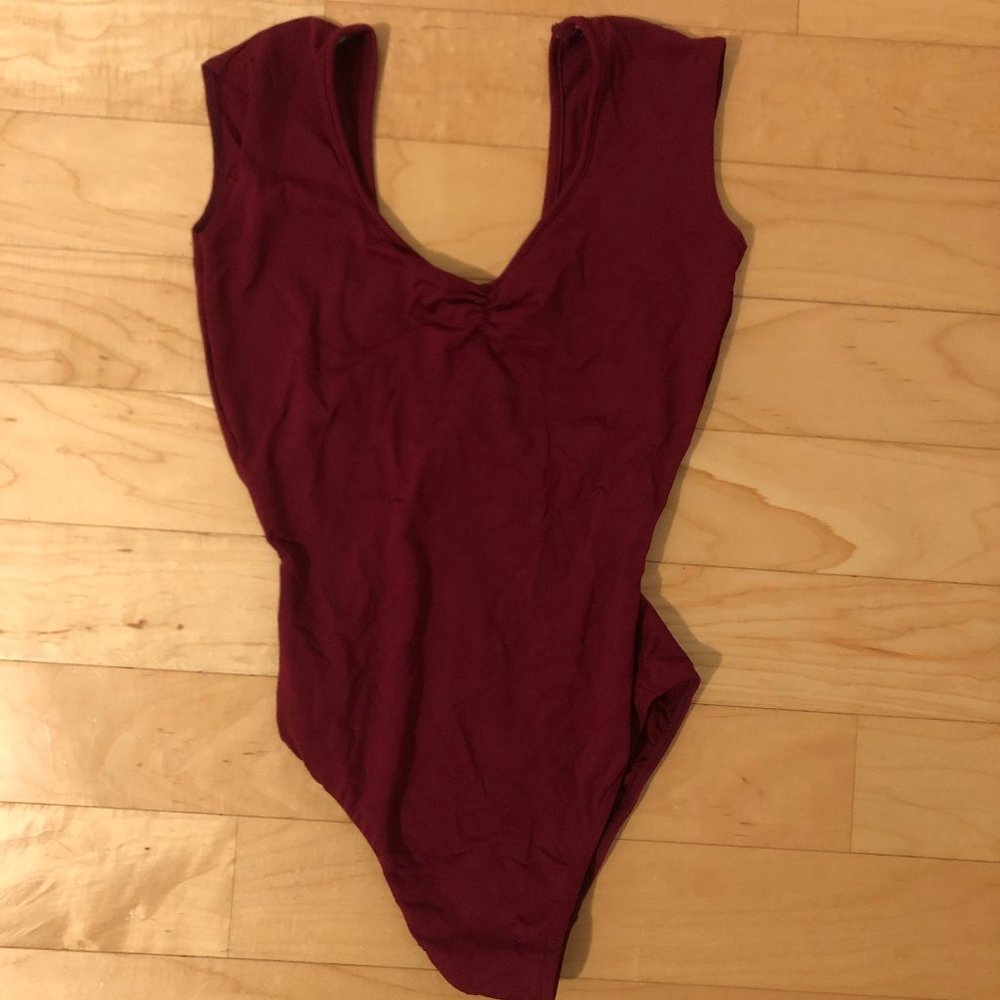 So Danca Cap Sleeve with Twist Back Leotard